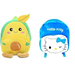 blue tree cute boy39s and girl39s plush bag medium quality full embroidery designs mini travel backpack mango mango- blue hello kitty