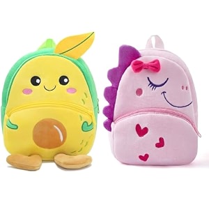 blue tree cute boy39s and girl39s plush bag medium quality full embroidery designs mini travel backpack mango mango-dinosaur 1