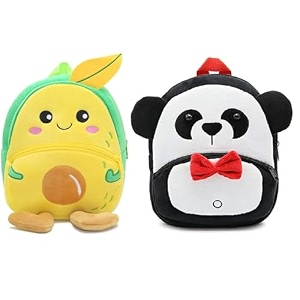 blue tree cute boy39s and girl39s plush bag medium quality full embroidery designs mini travel backpack mango mango-nw black panda