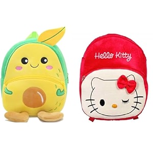 blue tree cute boy39s and girl39s plush bag medium quality full embroidery designs mini travel backpack mango mango-red hello kitty