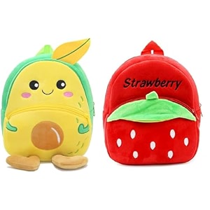 blue tree cute boy39s and girl39s plush bag medium quality full embroidery designs mini travel backpack mango mango-stawberry