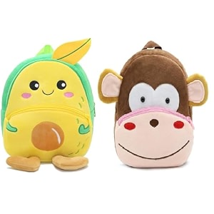 blue tree cute boy39s and girl39s plush bag medium quality full embroidery designs mini travel backpack mango mango-monky