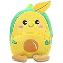 blue tree Cute Boy's and Girl's Plush Bag Medium Quality Full Embroidery Designs Mini Travel Backpack Mango (Mango)