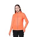 BLUE TYGA SUNSCREEN JACKET Women's Travel Nylon Solid Plain Sports Summer Gym Workout Running Travel Trekking and Sunscreen Jacket for Women Nylon Winter Casual Wear