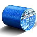 Blue Waterproof Butyl Tape for Solar Pool Cover Repair, Blue Duct Tape Heavy Duty Waterproof for Pool Liner Patch,Flex Seal Tape for RV Awning,Metal Roof,Vent,Boat Sealing,6" x16Ft