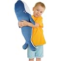 Blue Whale Plush Toy, Large Stuffed Animal, 31.4IN Super Soft Body Pillow, Whale Stuffed Animal for Girls &amp; Boys
