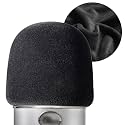 Blue Yeti Windscreen - Mic Cover with Flocking Surface for Blue Yeti Microphone, Yeti Pro Condenser Microphones, Professional Yeti Mic Pop Filter by YOUSHARES