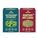 TEAFLOOR DRIED ROSEMARY 150g, REFRESHING SPEARMINT 100g (250+ Cups) || A 100% natural, Caffeine-Free Herbal Tea |Beneficial for PCOD,PCOS,Hair Growth and Food | No Additives, No Gluten, Vegan |