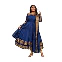 Blueberry Maxi Dress for Women in Silk