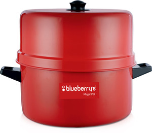 blueberrys 15 kg aluminum choodarapetty steam thermal rice cooker with gasketinduction based inner potmade in india red aluminium steamer 15 l