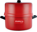 BlueBerry's 1.5 Kg Aluminum Choodarapetty Steam Thermal Rice Cooker with Gasket,Induction Based Inner Pot,Made in INDIA (Red) Aluminium Steamer (1.5 L)