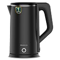 Blueberry's Electric Kettle 2 Litre, 1500W, Double Layered Cool Touch, Stainless Steel inner body with Auto Cut Off, 360 degree Rotating Base