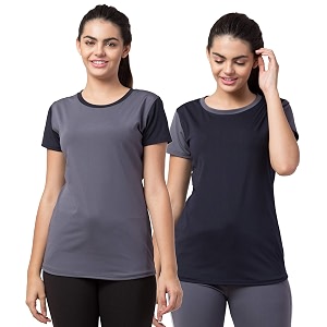 BLUECON Combo Pack Solid Polyester Slim Fit