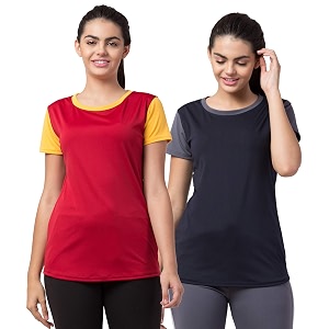 BLUECON Combo Pack Solid Polyester Slim Fit