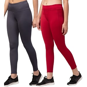 BLUECON Gym wear Leggings Ankle Length Workout