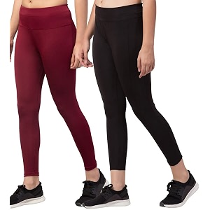 BLUECON Gym wear Leggings Ankle Length Workout