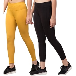 BLUECON Gym wear Leggings Ankle Length Workout