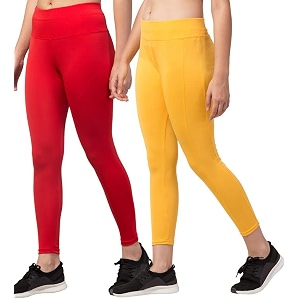 BLUECON Gym wear Leggings Ankle Length Workout