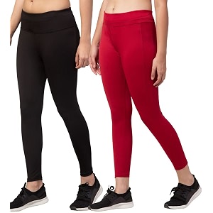 BLUECON Gym wear Leggings Ankle Length Workout