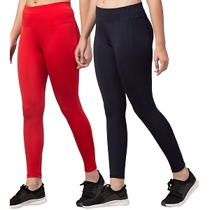 BLUECON Gym wear Leggings Ankle Length Workout