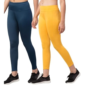 BLUECON Gym wear Leggings Ankle Length Workout
