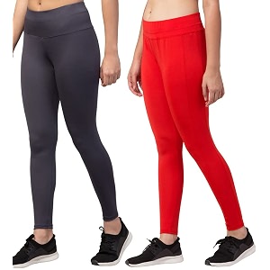 BLUECON Gym wear Leggings Ankle Length Workout