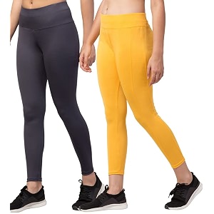 BLUECON Gym wear Leggings Ankle Length Workout