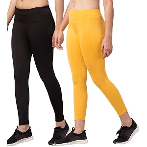 BLUECON Gym wear Leggings Ankle Length Workout