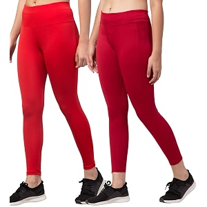 BLUECON Gym wear Leggings Ankle Length Workout