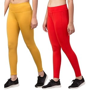BLUECON Gym wear Leggings Ankle Length Workout