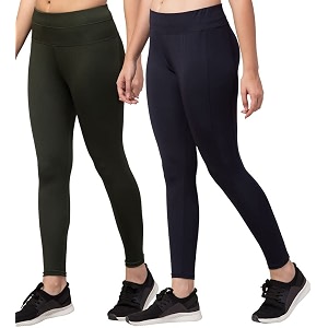 BLUECON Gym wear Leggings Ankle Length Workout