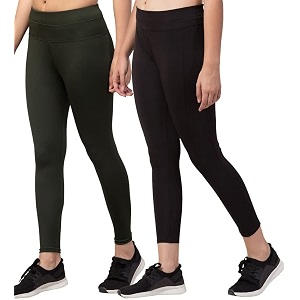 BLUECON Gym wear Leggings Ankle Length Workout