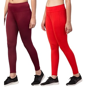 BLUECON Gym wear Leggings Ankle Length Workout