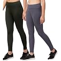 BLUECON Gym wear Leggings Ankle Length Workout