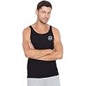 BLUECON Men39s Solid Regular fit Vest Black