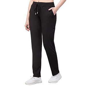 BLUECON Womens Athletic Running Trackpants with Side