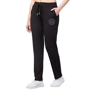 BLUECON Womens Plain Solid Regular Fit Straight