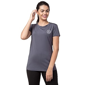 BLUECON Womens Slim Fit Polyester T-Shirt