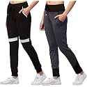 BLUECON Women39s Slim Fit Polyester Trackpants Combo
