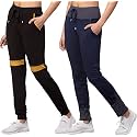 BLUECON Women39s Slim Fit Polyester Trackpants Combo