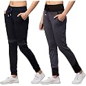 BLUECON Women39s Slim Fit Polyester Trackpants Combo
