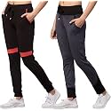 BLUECON Women39s Slim Fit Polyester Trackpants Combo