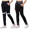 BLUECON Women39s Slim Fit Polyester Trackpants Combo