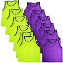 BlueDot Trading Adult &amp; Youth Scrimmage Training Vests for Soccer, Basketball &amp; More – Available in 1, 6, 12, 24 Packs