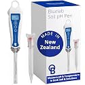 Bluelab Soil Test Kit Digital pH Meter for Soil/Hydroponic Garden/Coco/Rockwool Easy Calibration Water Resistant Precise Readings 0.1 Accuracy Comes with Probe Cover - PENSOILPH