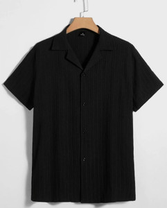 bluematrix men regular fit solid casual shirt