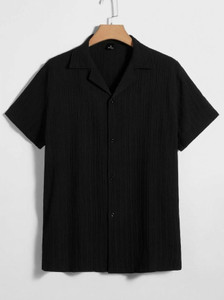 bluematrix men regular fit solid casual shirt