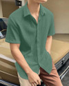 BlueMatrix Men Regular Fit Solid Casual Shirt