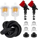 BlueStars 192980GS 90 Degree Fuel Fuel Shut Off Valve Service Kit - Compatible with BS 78299GS 80270GS Kohler 25 462 03-S 25-462-03-S Rotary 13116 Portable Generator Lawn Mowers Pressure Washer