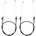 BlueStars 2 pcs 946-04661A Control Cable - Compatible with MTD 746-04661